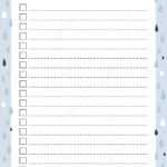 Cute To Do List Template With Check And Place For Thing And In Blank To Do List Template