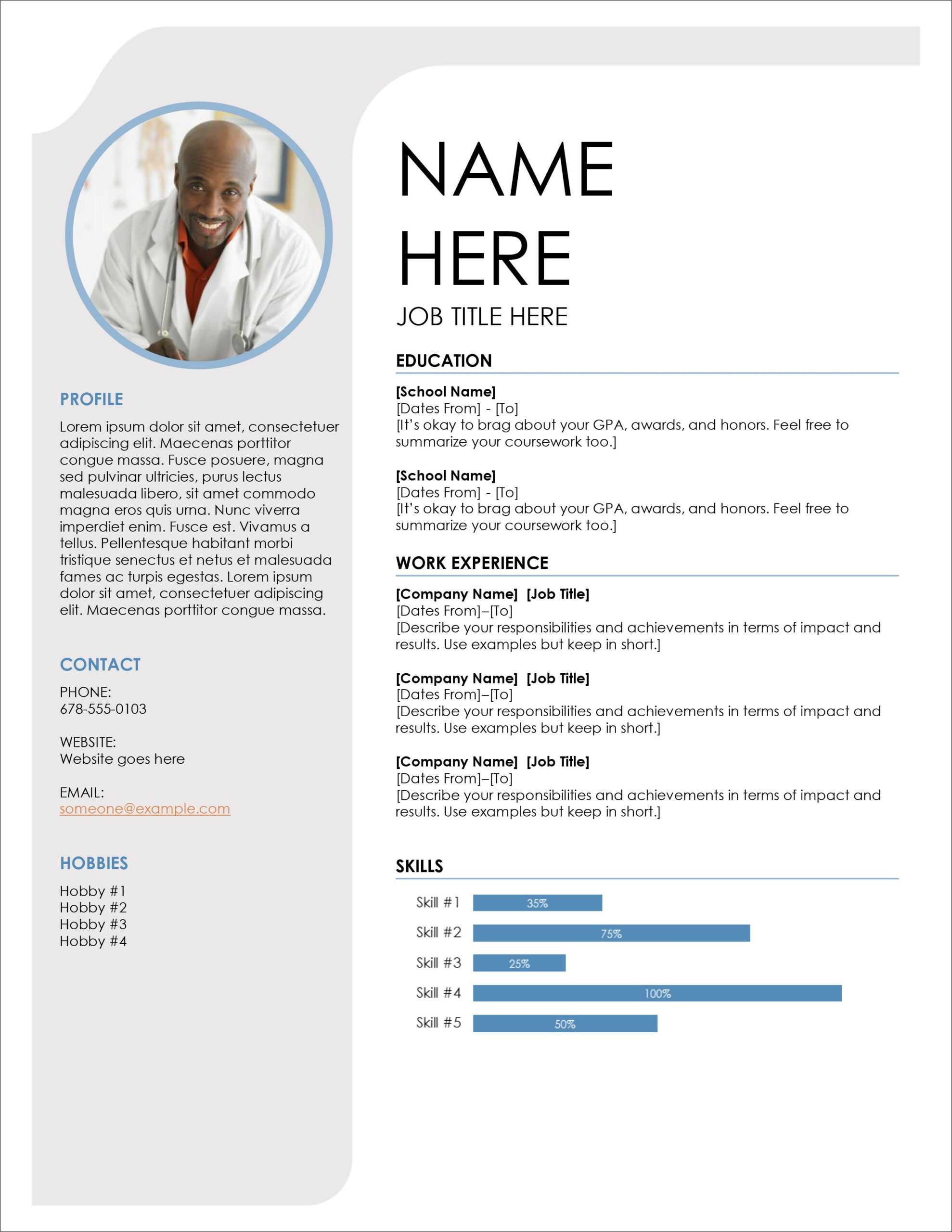 Cv Format Professional Free Download Downloadable Resume Regarding Free Downloadable Resume Templates For Word