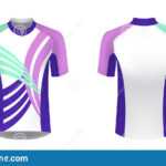 Cycling Jersey Vector Mockup. T Shirt Sport Design Template Intended For Blank Cycling Jersey Template