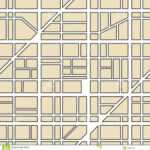 Абстракция Карты Города Иллюстрация Вектора. Иллюстрации Pertaining To Blank City Map Template