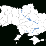 Файл:map Of Ukraine Political Simple Blank — Википедия Intended For Blank City Map Template
