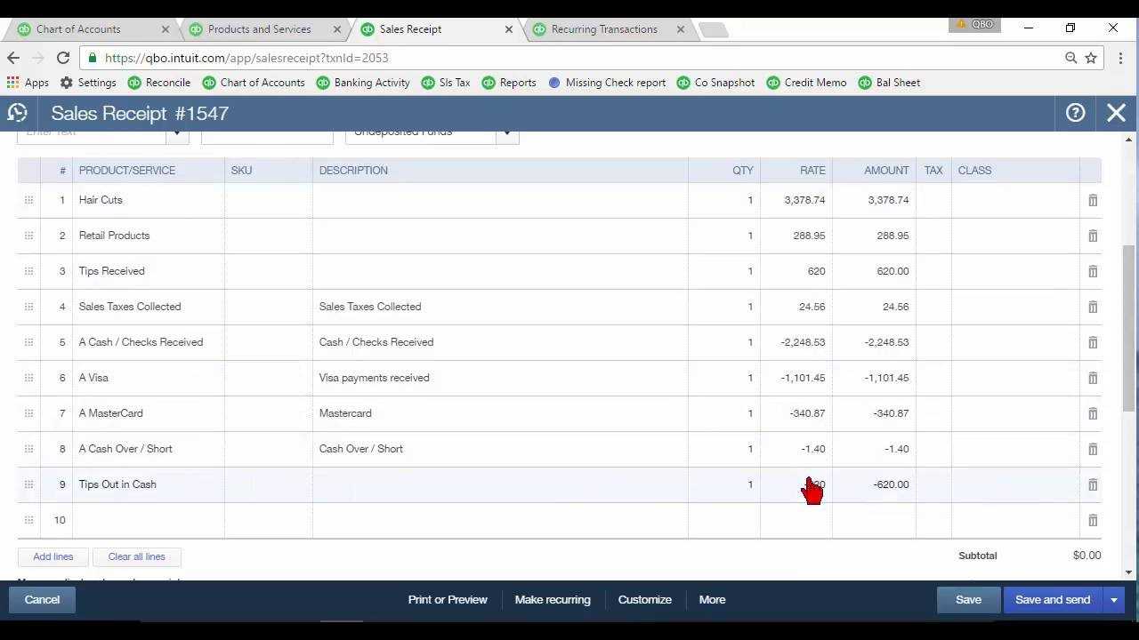 Daily Sales Summary In Quickbooks Online Throughout Quick Book Reports Templates