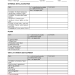 Daily Vehicle Checklist Word | Templates At Throughout Vehicle Checklist Template Word