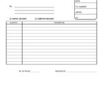 Delivery Receipt Template – Fill Online, Printable, Fillable Pertaining To Proof Of Delivery Template Word
