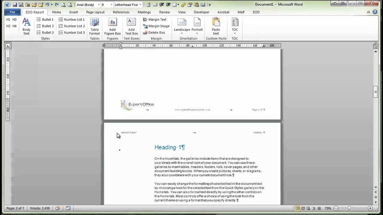 Demonstration Of Word Report Template Regarding Ms Word Templates For Project Report