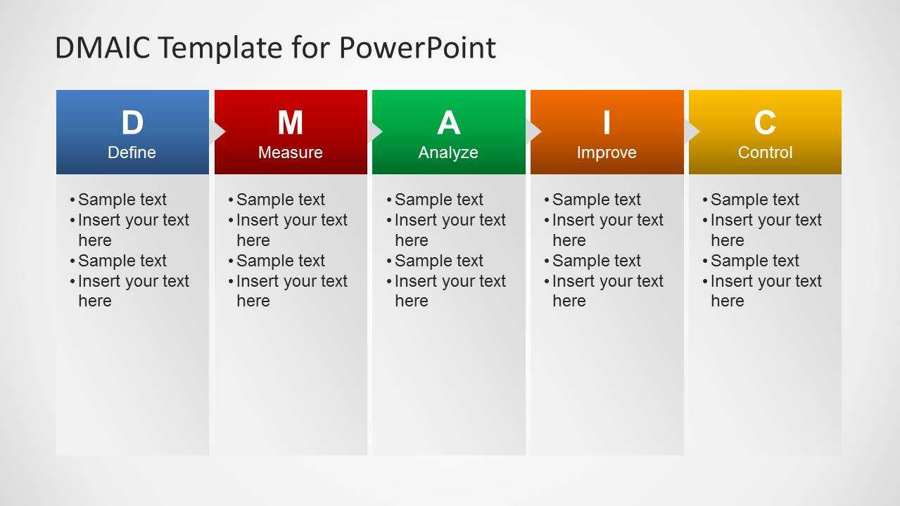 Dmaic Template For Powerpoint Intended For Dmaic Report Template