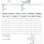 Doc Commercial Invoice Template Fee Download Pdf Inside Commercial Invoice Template Word Doc