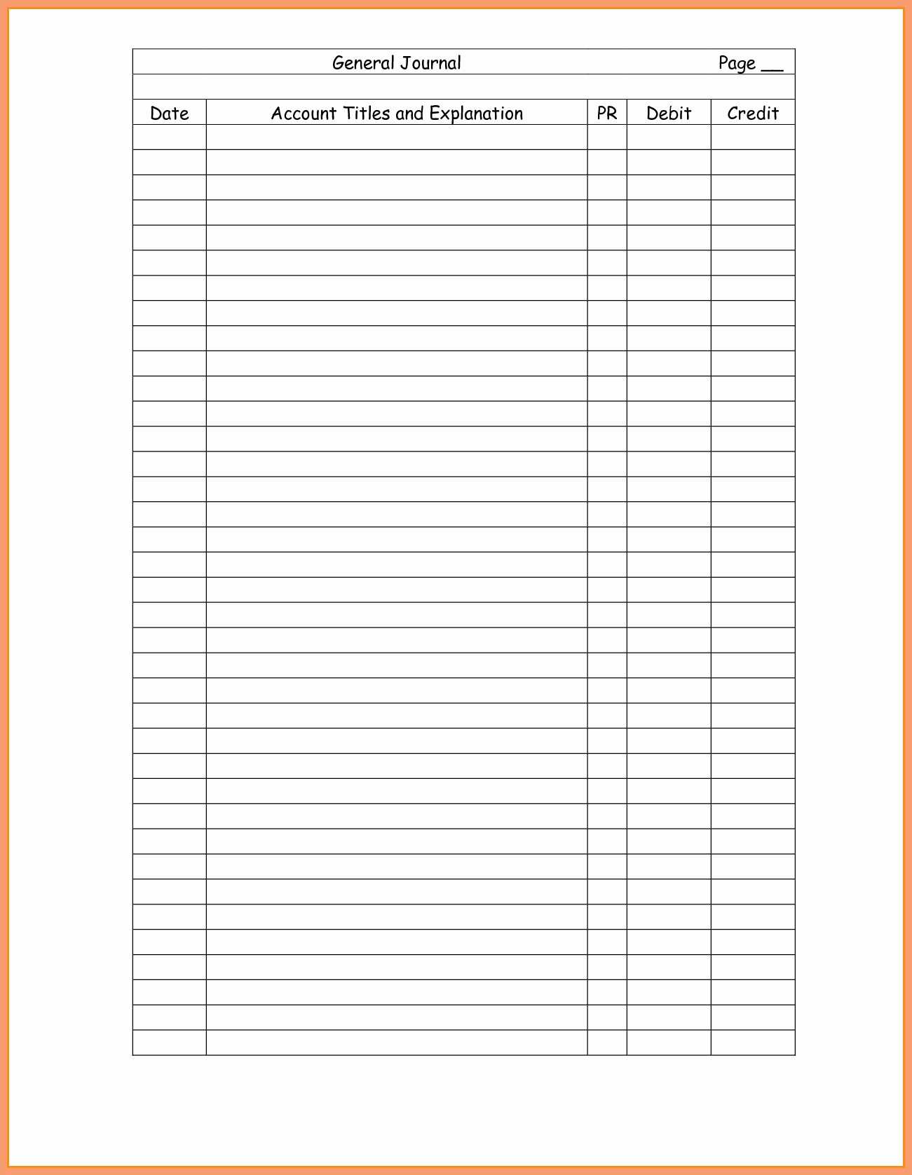 Double Entry Accounting Worksheet | Printable Worksheets And With Double Entry Journal Template For Word