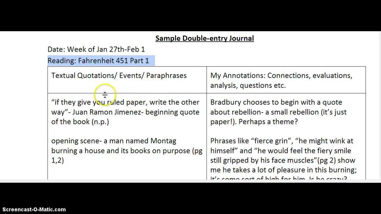 Double Entry Journals – Youtube Within Double Entry Journal Template For Word