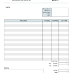 Download Clothing Store Invoice Template For Uniform For Free Printable Invoice Template Microsoft Word