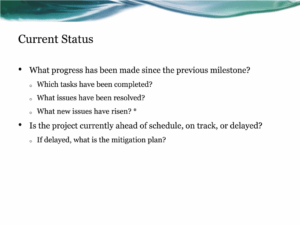 Download Project Status Report Presentation Template For inside Project Status Report Template Word 2010