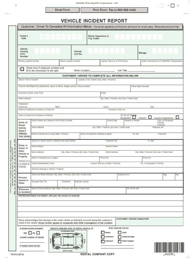 Drivers Accident Reprot – Fill Online, Printable, Fillable Within Vehicle Accident Report Form Template