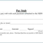 √ Free Printable Pay Stub Template | Templateral Inside Blank Pay Stubs Template