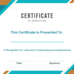 ❤️ Sample Certificate Of Appreciation Form Template❤️ Regarding Congratulations Certificate Word Template