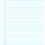 ❤️20+ Free Printable Blank Lined Paper Template In Pdf❤️ With Regard To Notebook Paper Template For Word
