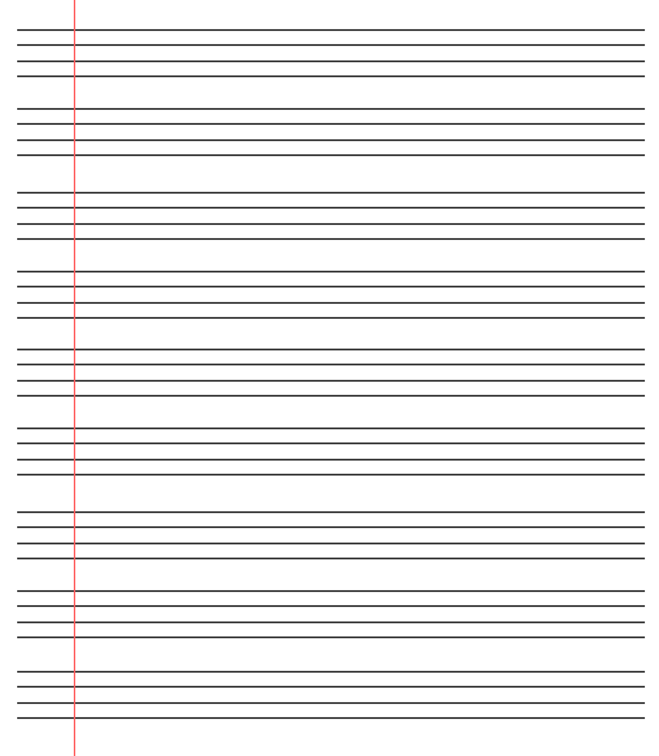 ❤️20+ Free Printable Blank Lined Paper Template In Pdf❤️ With Regard To Ruled Paper Template Word