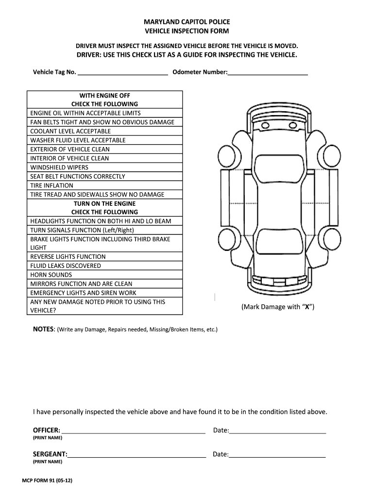 Eb9 Vehicle Damage Report Template | Wiring Library Regarding Vehicle Inspection Report Template