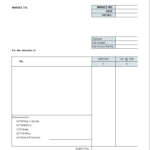 Effective And Easy To Use Blank Invoice Template Example Inside Free Printable Invoice Template Microsoft Word