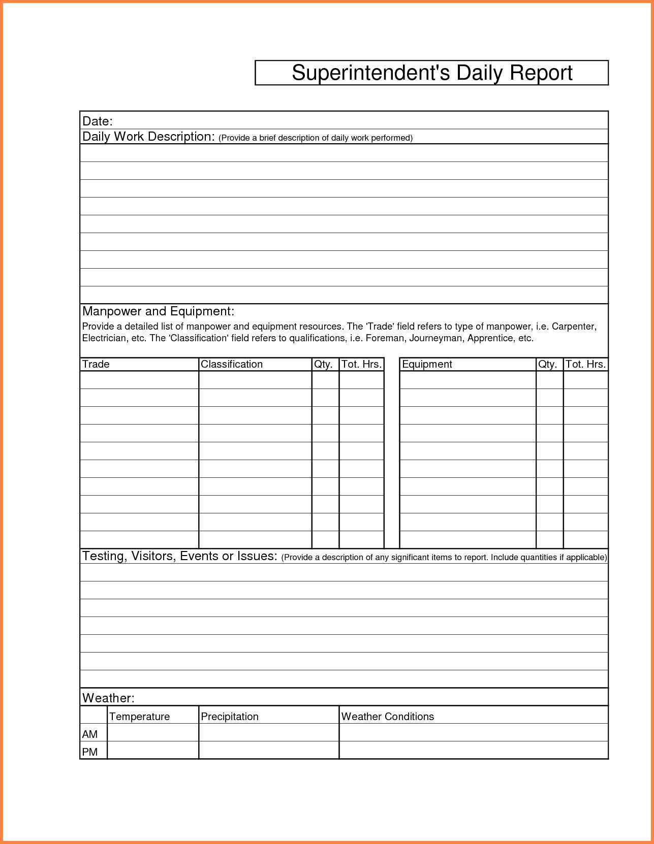 Escrow Analysis Spreadsheet And Sales Port Sample Free Daily Inside Daily Report Sheet Template