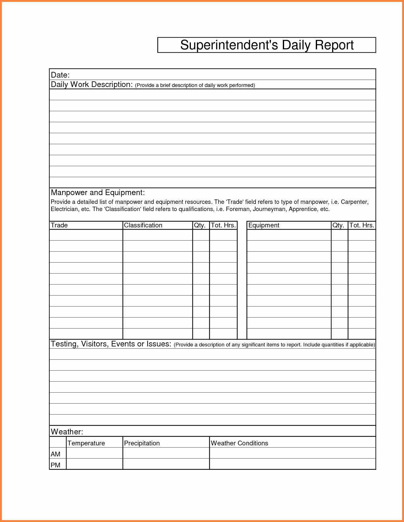 Escrow Analysis Spreadsheet And Sales Port Sample Free Daily Intended For Employee Daily Report Template