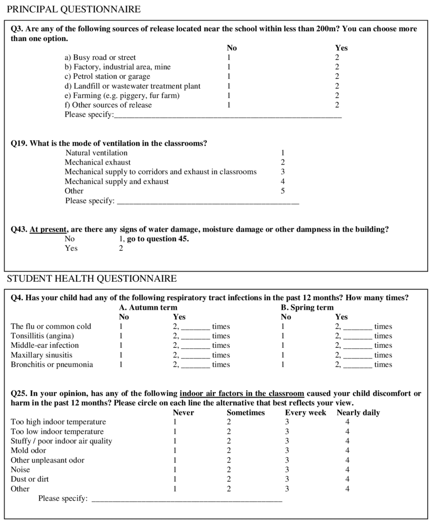 Example Of Questions From The Principal And Student With Pupil Report Template