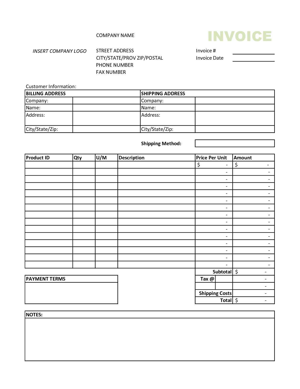 Excel Invoice Template 2010 ] – Aia G702 Application For Pertaining To Invoice Template Word 2010
