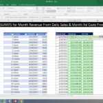 Excel Magic Trick Y Totals Report Sales From Daily Records For Free Daily Sales Report Excel Template