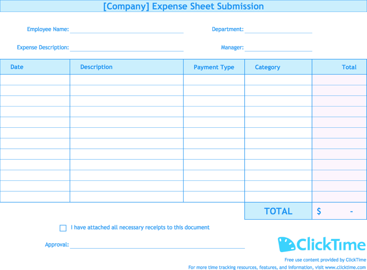 Expense Report Template | Track Expenses Easily In Excel Within Daily Expense Report Template