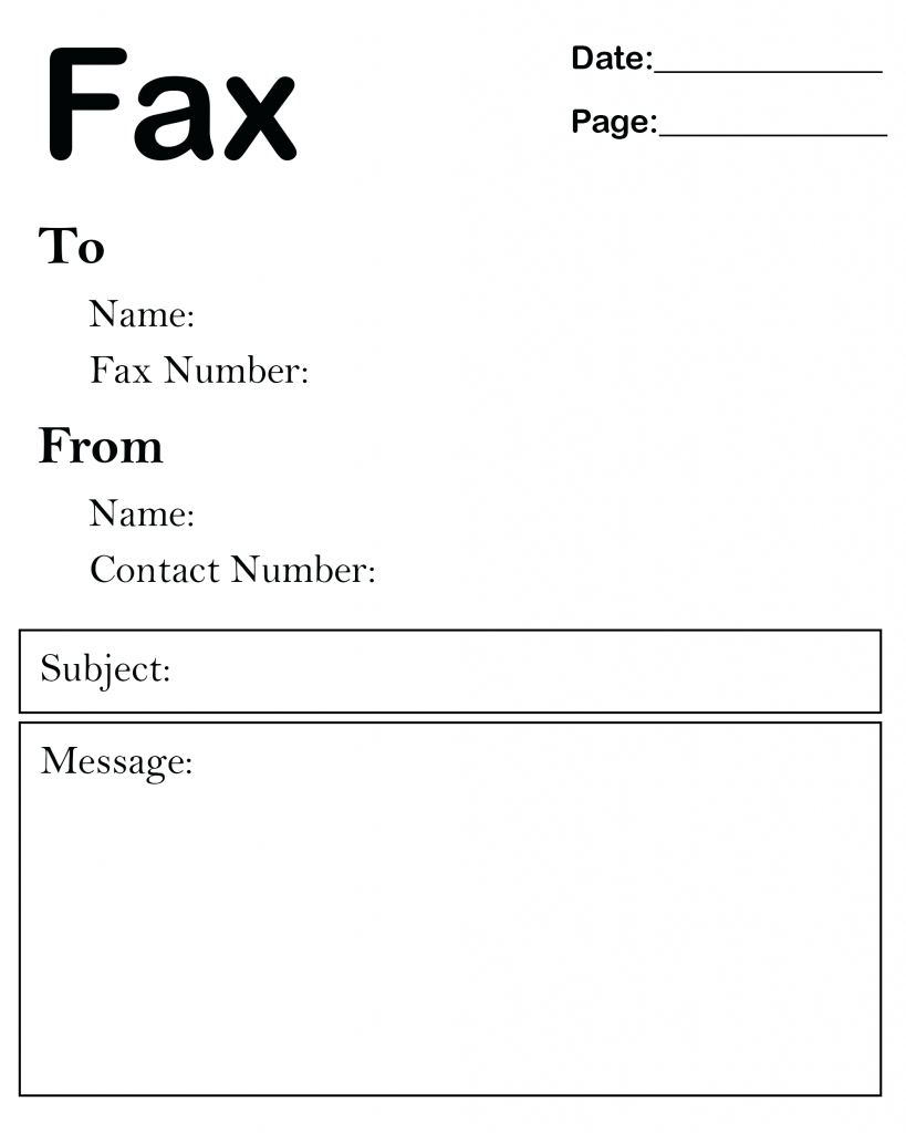 ?free Printable Standard Fax Cover Sheet Template? Throughout Fax Cover Sheet Template Word 2010