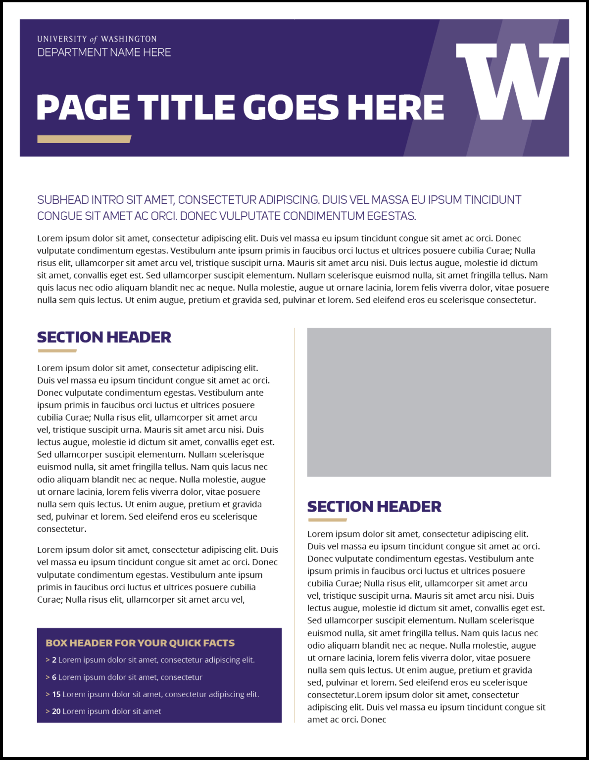 Fact Sheet Template Word