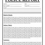 Fake Police Reports – Barati.ald2014 In Hurt Feelings Report Template