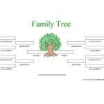 Family Tree Template: Family Tree Template Three Generation In Blank Family Tree Template 3 Generations