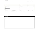 Fax Cover Sheet Word Template – Edit, Fill, Sign Online Intended For Fax Template Word 2010