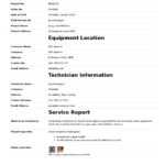 Field Service Report Template (Better Format Than Word Intended For Company Report Format Template