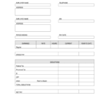 Fillable Pay Stub Pdf – Fill Online, Printable, Fillable With Blank Pay Stub Template Word