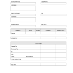 Fillable Pay Stub Pdf – Fill Online, Printable, Fillable With Free Pay Stub Template Word