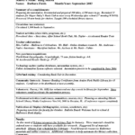 Finest Librarian Monthly Accomplishment Report Sample Regarding Weekly Accomplishment Report Template