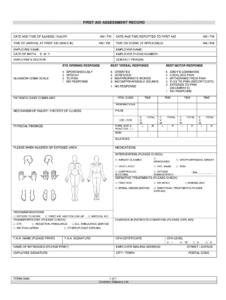 First Aid Incident Report Form Template - Best Sample Template for First Aid Incident Report Form Template