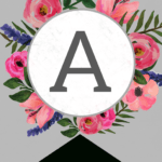 Floral Alphabet Banner Letters Free Printable – Paper Trail With Free Letter Templates For Banners