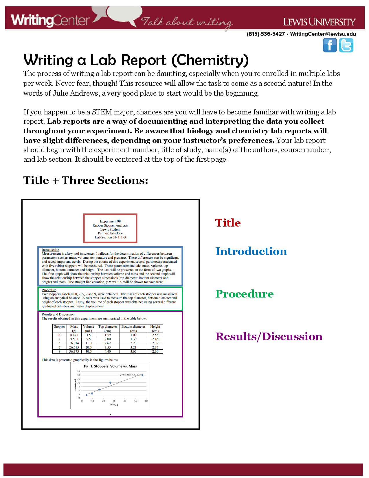 Formal Lab Report Example Chemistry – Docsity For Lab Report Template Chemistry