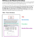 Formal Lab Report Example Chemistry – Docsity With Chemistry Lab Report Template