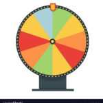 Fortune Wheel In Flat Style Blank Template Game With Wheel Of Life Template Blank