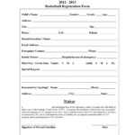 Free 11+ Basketball Registration Forms In Pdf | Ms Word | Excel Regarding School Registration Form Template Word
