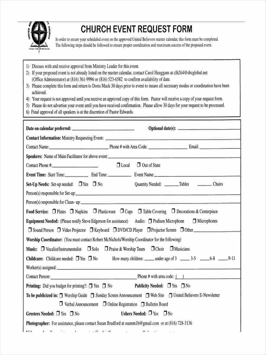 Free 12+ Event Request Forms In Pdf | Ms Word In Travel Request Form Template Word