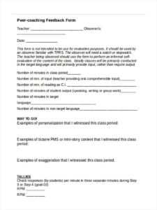 Free 16+ Teacher Feedback Forms In Pdf | Ms Word for Student Feedback Form Template Word