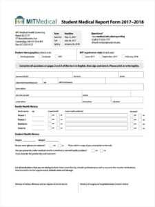 Free 7+ Medical Report Forms In Pdf | Ms Word intended for Medical Report Template Free Downloads