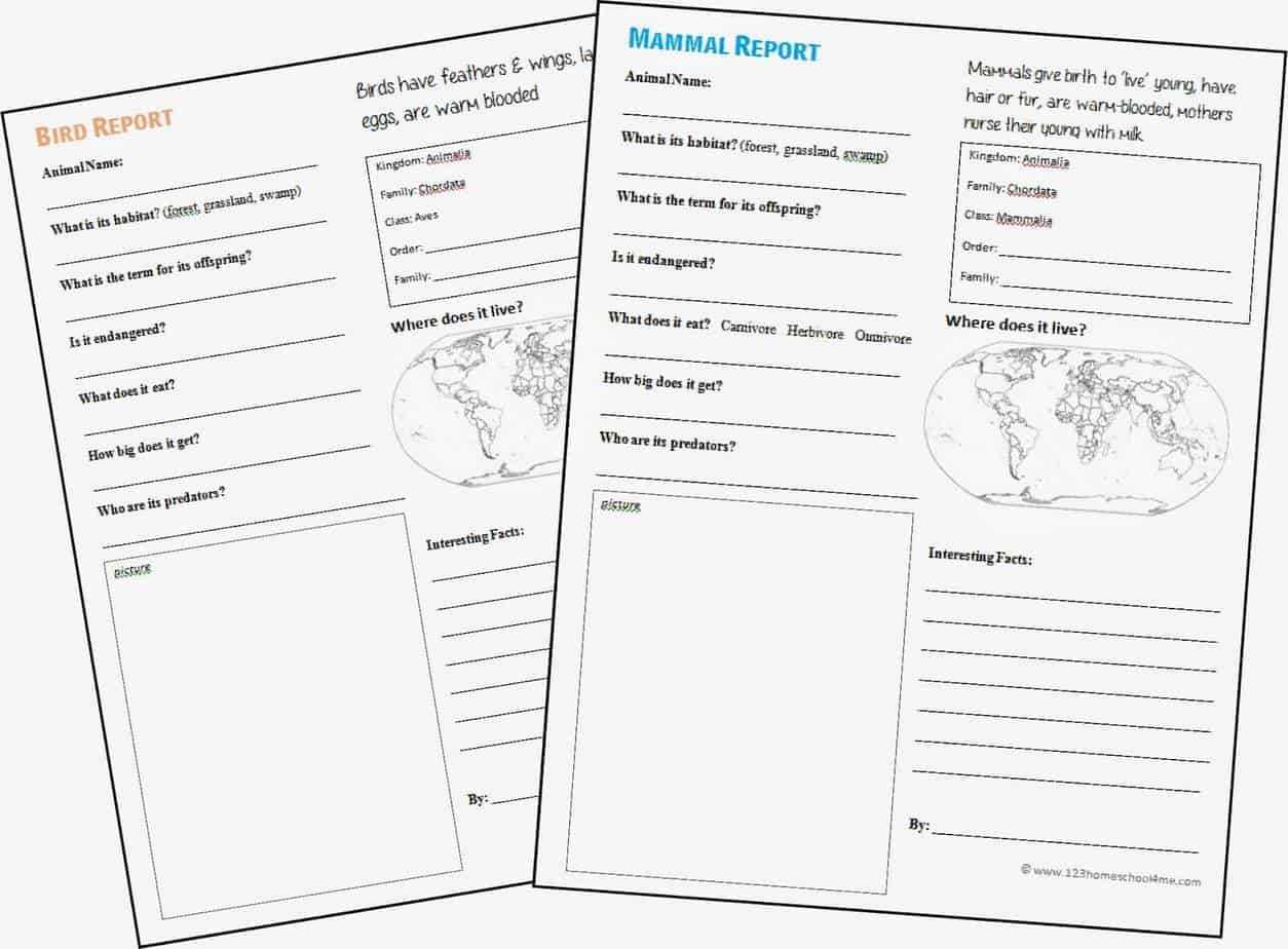 Free Animal Report Form Printable Pertaining To Animal Report Template