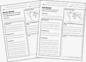 Free Animal Report Form Printable regarding Animal Report Template