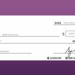 Free Blank Check Template For Powerpoint – Free Powerpoint In Blank Business Check Template Word