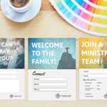 Free Church Connection Cards - Beautiful Psd Templates inside Church Visitor Card Template Word